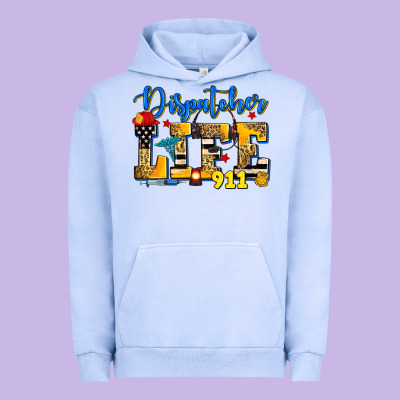 Dispatcher Life Urban Hoodie Designed By Zillion Design Studio