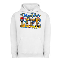 Pigment Lunar Rock dispatcher life Urban Hoodie - Zillion Design Studio