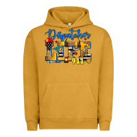 Pigment Peanut Butter dispatcher life Urban Hoodie - Zillion Design Studio