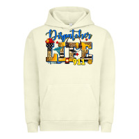 Pigment Pistachio dispatcher life Urban Hoodie - Zillion Design Studio