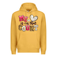 My Heart Is On That Court Volleyball Premium Hoodie | Teevron