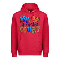 Cardinal my heart is on that court basketball Premium Hoodie - Zillion Design Studio