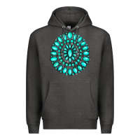 Charcoal Heather gemstone jewelry Premium Hoodie - RanaPortraitStore