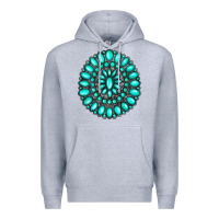 Heather Grey gemstone jewelry Premium Hoodie - RanaPortraitStore