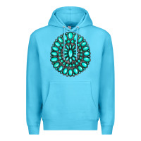 Ocean Blue gemstone jewelry Premium Hoodie - RanaPortraitStore