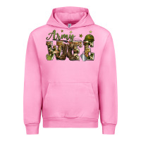 Fuchsia Pink army wife Urban Hoodie - Zillion Design Studio