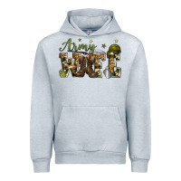 Heather Grey army wife Urban Hoodie - Zillion Design Studio