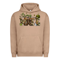 Pigment Burro army wife Urban Hoodie - Zillion Design Studio