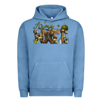 Pigment Pebble Blue army wife Urban Hoodie - Zillion Design Studio