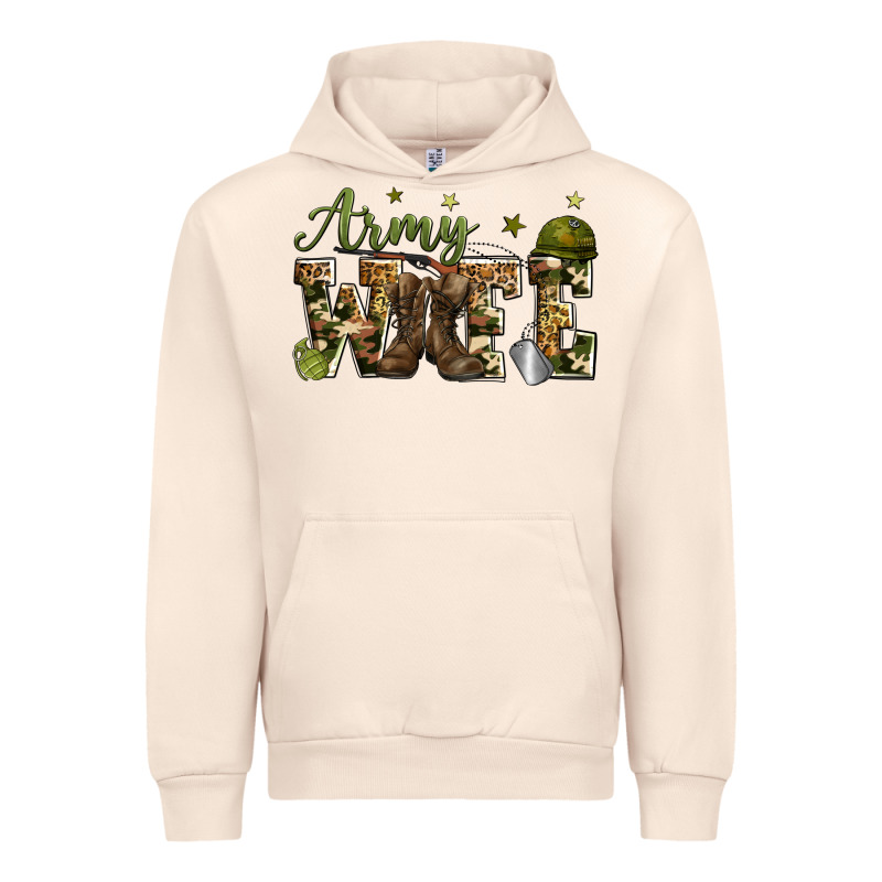 Army Wife Urban Hoodie by Zillion Design Studio | Teevron