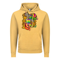 Vintage Mustard mississippi map mardi gras Vintage Hoodie - AdoDesignShop
