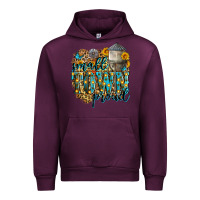 Mauve Wine small town proud Urban Hoodie - Zillion Design Studio