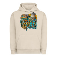 Pigment French Oak small town proud Urban Hoodie - Zillion Design Studio
