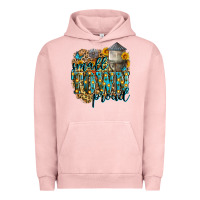 Pigment Salmon small town proud Urban Hoodie - Zillion Design Studio