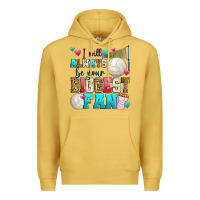 Antique Gold i will always be your biggest fan volleyball Premium Hoodie - Zillion Design Studio
