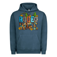 Pigment Midnight Navy rodeo wife Urban Hoodie - Zillion Design Studio