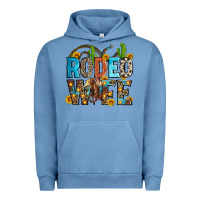 Pigment Pebble Blue rodeo wife Urban Hoodie - Zillion Design Studio