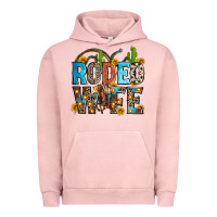 Pigment Salmon rodeo wife Urban Hoodie - Zillion Design Studio