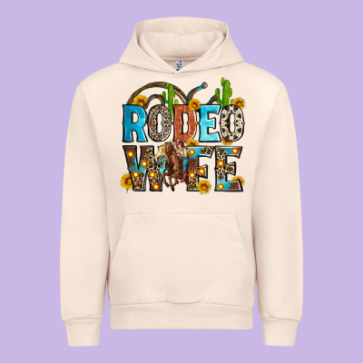 Rodeo Wife Urban Hoodie Designed By Zillion Design Studio