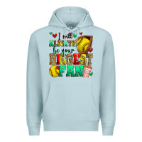 Blue Mist i will always be your biggest fan softball Premium Hoodie - Zillion Design Studio