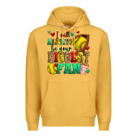 Mustard i will always be your biggest fan softball Premium Hoodie - Zillion Design Studio