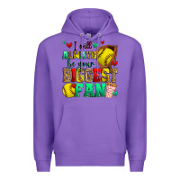 Purple i will always be your biggest fan softball Premium Hoodie - Zillion Design Studio