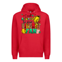 Red i will always be your biggest fan softball Premium Hoodie - Zillion Design Studio
