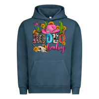 Pigment Midnight Navy rodeo baby Urban Hoodie - Zillion Design Studio