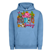 Pigment Pebble Blue rodeo baby Urban Hoodie - Zillion Design Studio