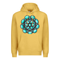 Antique Gold gemstone jewelry Premium Hoodie - RanaPortraitStore