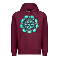Burgundy gemstone jewelry Premium Hoodie - RanaPortraitStore