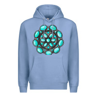 Colony Blue gemstone jewelry Premium Hoodie - RanaPortraitStore