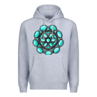 Heather Grey gemstone jewelry Premium Hoodie - RanaPortraitStore
