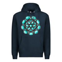 Navy gemstone jewelry Premium Hoodie - RanaPortraitStore