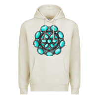 Oatmeal Heather gemstone jewelry Premium Hoodie - RanaPortraitStore