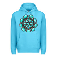Ocean Blue gemstone jewelry Premium Hoodie - RanaPortraitStore