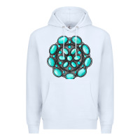 White gemstone jewelry Premium Hoodie - RanaPortraitStore