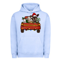 Pigment Grape Ice merry christmas truck animals Urban Hoodie - RanaPortraitStore