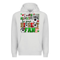 Dove Grey i will always be your biggest fan soccer Premium Hoodie - Zillion Design Studio