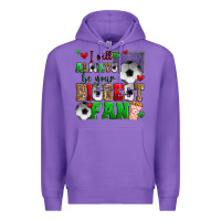 Purple i will always be your biggest fan soccer Premium Hoodie - Zillion Design Studio