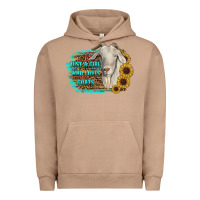 Pigment Burro just a girl who loves goats Urban Hoodie - RanaPortraitStore
