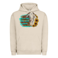 Pigment French Oak just a girl who loves goats Urban Hoodie - RanaPortraitStore