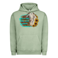Pigment Oil Green just a girl who loves goats Urban Hoodie - RanaPortraitStore
