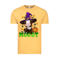 Vintage Mustard moody cow Vintage Tee - Artiststas