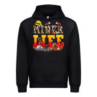 Black miner life Urban Hoodie - Zillion Design Studio