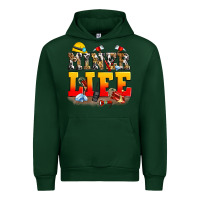 Forest Green miner life Urban Hoodie - Zillion Design Studio