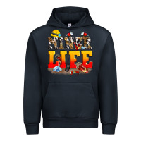 Navy miner life Urban Hoodie - Zillion Design Studio