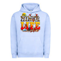 Pigment Grape Ice miner life Urban Hoodie - Zillion Design Studio