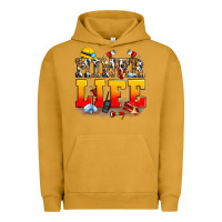 Pigment Peanut Butter miner life Urban Hoodie - Zillion Design Studio