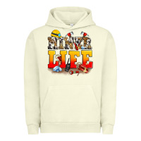Pigment Pistachio miner life Urban Hoodie - Zillion Design Studio